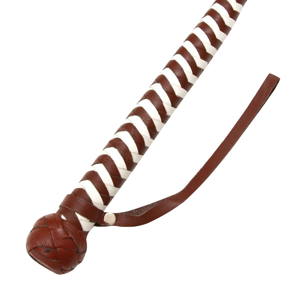 Handmade Leather Bull Whip – Equestrian & Outdoor Performance Gear