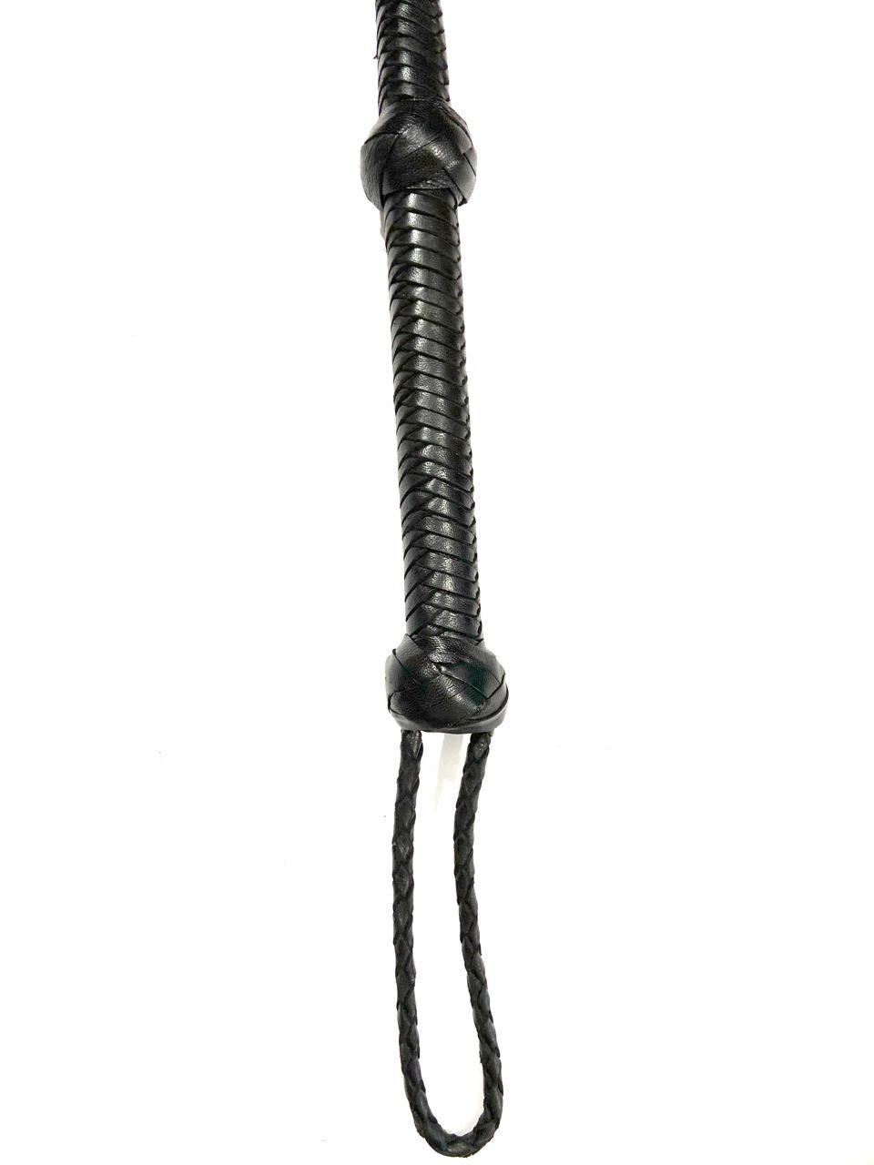 Real Cow Hide Leather Bull Whip Handmade